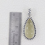 925 Sterling Silver Green Amethyst Pendants