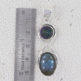 925 Silver Rainbow Moonstone Pendant