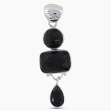 925 Sterling Silver Black Onyx Pendant