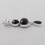 Natural Black Onyx Pendant