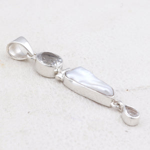 Fresh Water Pearl Silver Pendants