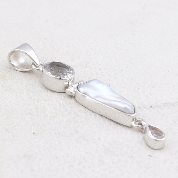 Fresh Water Pearl Silver Pendants