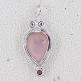 Rutilated Quartz Silver Pendant