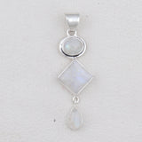 925 Silver Larimar Pendant