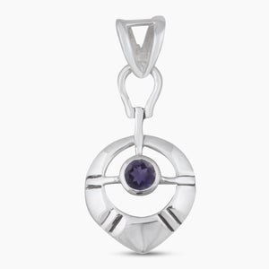 925 Sterling Silver Iolite Pendants