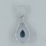 Larimar Gemstone Pendant - 925 Sterling Silver Pendant