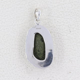 Mexican Coconut Geode 925 Sterling Silver Pendant