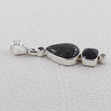 Natural Black Rutilated Quartz Top Pendant