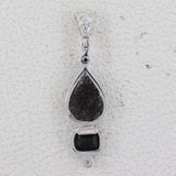 Natural Black Rutilated Quartz Top Pendant