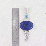 Lapis Lazuli Designer Silver Pendant