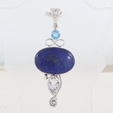 Lapis Lazuli Designer Silver Pendant