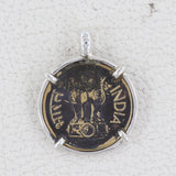 925 Sterling Silver Copper Coin Pendant