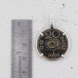 925 Sterling Silver Copper Coin Pendant