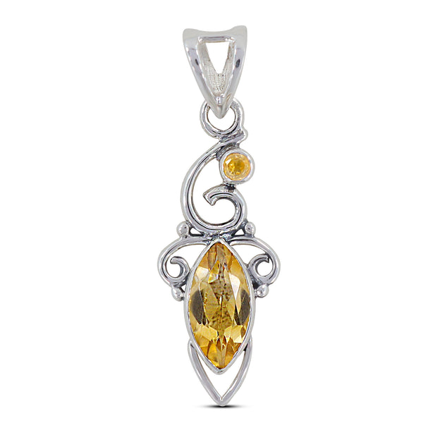 925 Sterling Silver Smoky Quartz Pendants