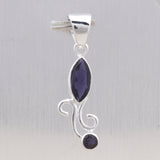 Garnet 925 Sterling Silver Pendant