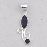 Garnet 925 Sterling Silver Pendant