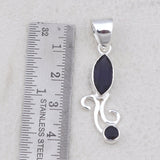 Garnet 925 Sterling Silver Pendant