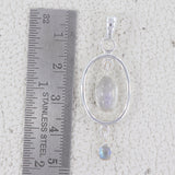 925 Silver Larimar Gemstone Pendant