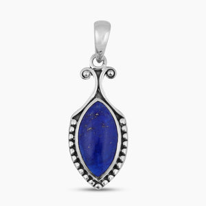 Natural Lapis Lazuli Sterling Silver Jewelry Sets