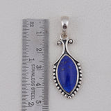 Natural Lapis Lazuli Sterling Silver Jewelry Set