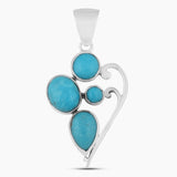 Hessonite Gemstone Silver Pendants