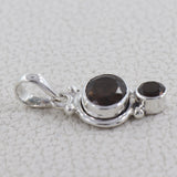 925 Silver Smoky Quartz Pendants