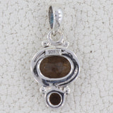925 Silver Smoky Quartz Pendants