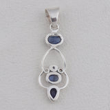 925 Sterling Silver Tanzanite Pendant