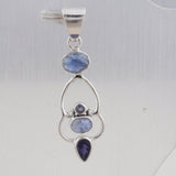 925 Sterling Silver Tanzanite Pendant