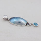 Mabe Pearl Pendant  925 Sterling Silver