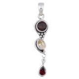 925 Silver Tourmaline Pendant