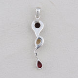 925 Silver Tourmaline Pendant