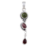 925 Silver Tourmaline Pendant