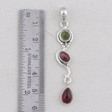 925 Silver Tourmaline Pendant