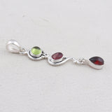 925 Silver Tourmaline Pendant