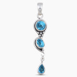 925 Silver Tourmaline Pendants