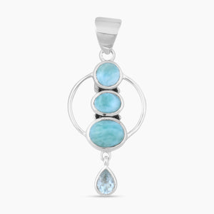 925 Silver Rainbow Moonstone Pendants