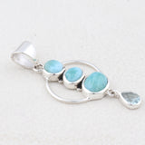 925 Silver Rainbow Moonstone Pendant