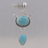 Rainbow Moonstone 925 Sterling Silver Pendant