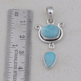 925 Silver Rainbow Moonstone Pendant