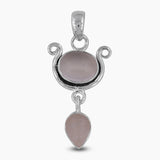925 Silver Rainbow Moonstone Pendants