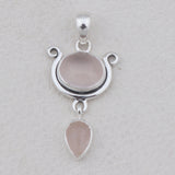 925 Silver Rainbow Moonstone Pendant