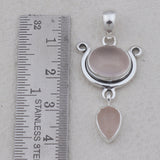 925 Silver Rainbow Moonstone Pendant