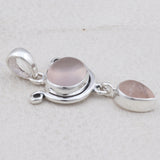 Rainbow Moonstone 925 Sterling Silver Pendant