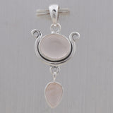 Rainbow Moonstone 925 Sterling Silver Pendant