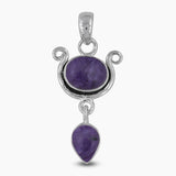 925 Silver Rainbow Moonstone Pendants