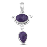 Rainbow Moonstone 925 Sterling Silver Pendant