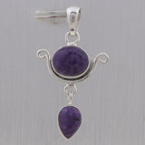 925 Silver Rainbow Moonstone Pendant