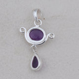 925 Silver Rainbow Moonstone Pendant