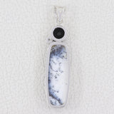 925 Starling Silver Dendritic Opal Pendant